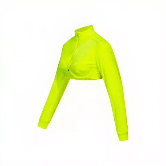 adidas x Jeremy Scott Originals Track Top Neom Yellow Size Medium H50968 - Picture 1 of 9